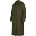 LHIRLE Men's Oversized Notched Long Faux Wool Blend Trench Coat Single Breasted Knee Length Lapel Winter Jacket